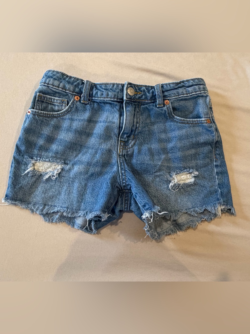 Cat & Jack Girls Stretch Denim Shorts Size L (10/12)